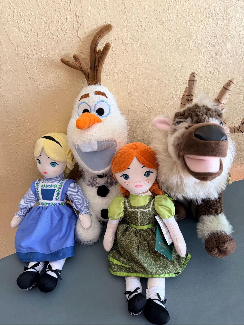 Frozen the Musical Bundle of Plushes (Elsa, Anna, Olaf, Sven)